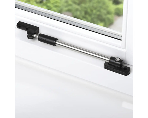 Venster met raamuitzetter voor vergrendeling