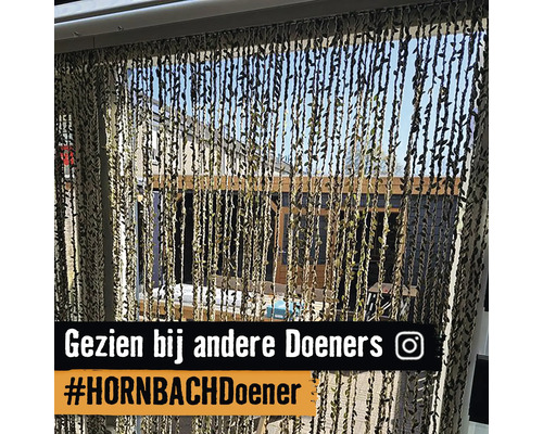 Decoratief deur gordijn met plantmotieven voor binnenshuis