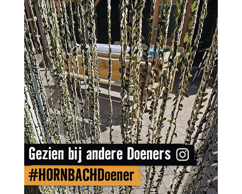 Decoratieve gordijnketting met bladeren voor binnenshuis