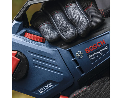 Detailopname Bosch Professional GKE 18V-15 accukettingzaag