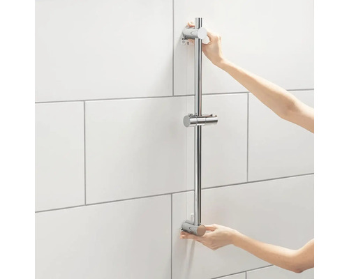 Douchestang voor wandmontage met persoon