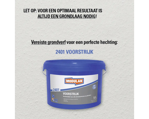 Blauwe emmer Modulan 2401 voorstrijkmiddel, 5 liter, voor alle structuurverven en pleisters