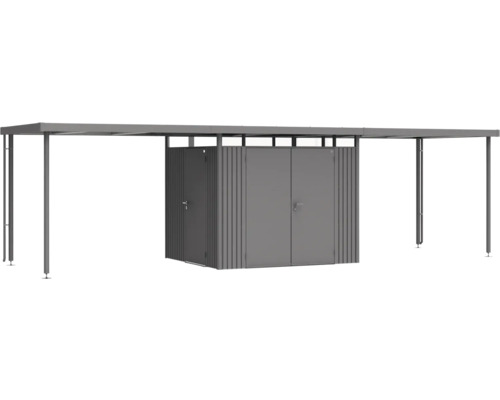 Gereedschapsschuur met overkapping