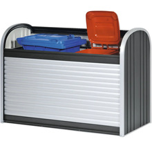 Afvalcontainerbox met twee afvalcontainers
