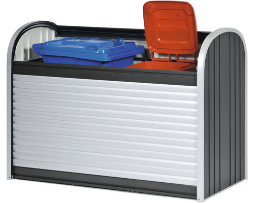 Afvalcontainerbox met twee afvalcontainers