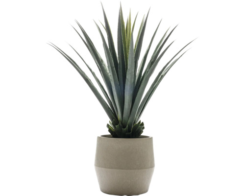 Kunstmatige agave in pot voor interieurdecoratie
