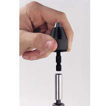 Snelspanboorhouder voor boormachines in gebruik