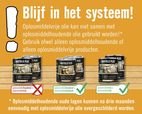 Informatie over het gebruik van houtolie voor buiten