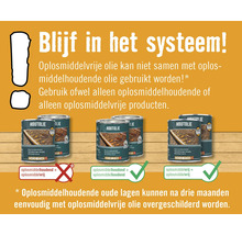 Informatie over het gebruik van oplosmiddelvrije en oplosmiddelhoudende oliën