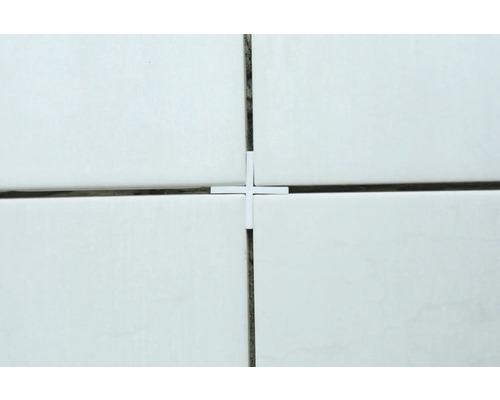 Tegels met tegelkruis voor gelijkmatige voegen