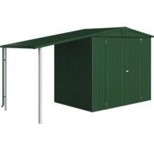 Metalen gereedschapsschuur met aanbouw