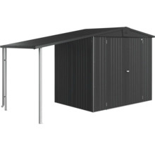 Metalen tuinhuis met luifel voor tuingereedschap en gereedschap