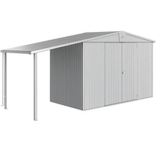 Metalen gereedschapsschuur met aanbouw