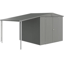 Metalen tuinhuis met afdak voor tuingereedschap en gereedschap