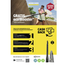 Kärcher eco!Booster actie met cashback voor hogedrukreinigers