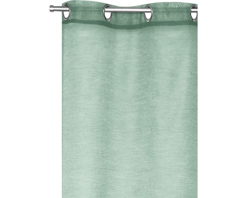 Gordijn met ogen aan gordijnroede