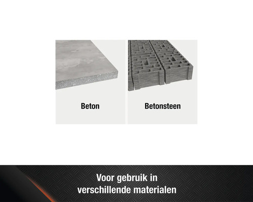 Weergave van beton en betonsteen voor verschillende materialen