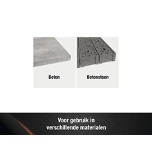 Betonplaat en betonsteen in vergelijking