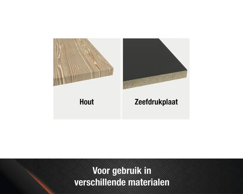 Overzicht van houten plank en zeefdrukplaat