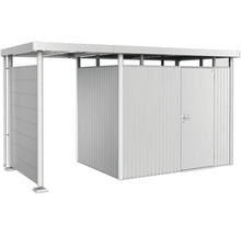 Metalen tuinhuis met schuifdeur en zijdeur