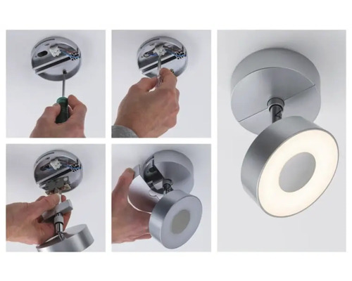 Montage-instructies voor een led-plafondlamp