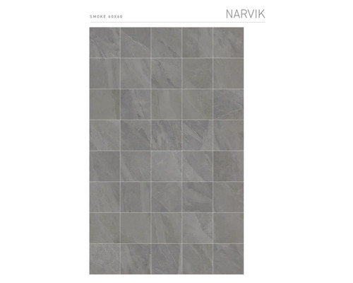 Tegelpatroon Narvik Smoke 60x60