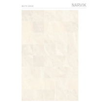 Narvik tegels, witte keramische tegels, 60x60 cm