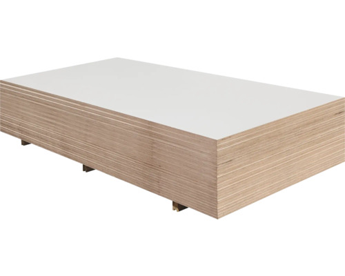 Stapel gecoate houten platen