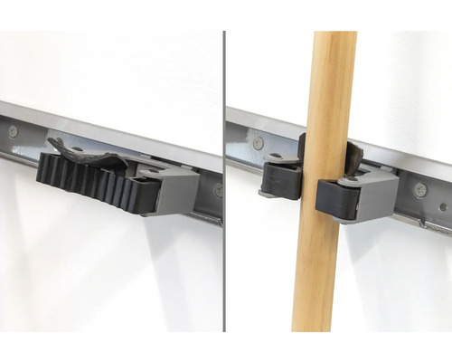 Wandhouder met gereedschapshouder voor het opbergen van gereedschap