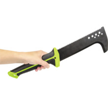 Machete met zaagblad en handvat