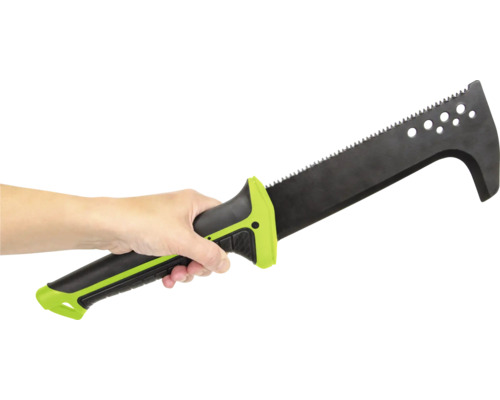 Machete met zaagblad en handvat