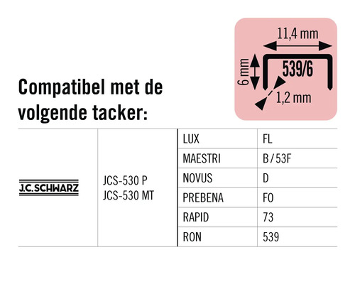 Compatibel met de volgende tackers: