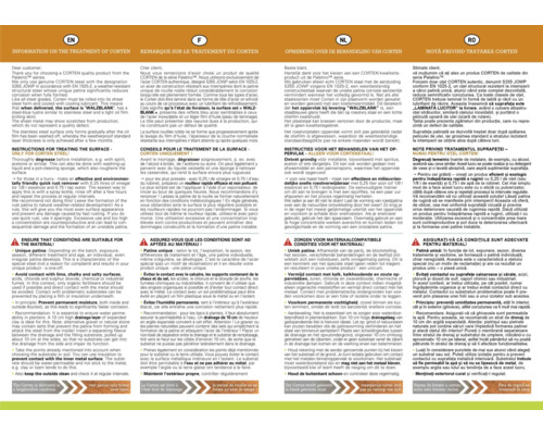 Informatie over de behandeling van cortenstaal