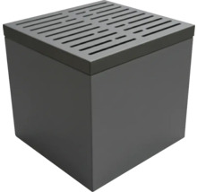 Inspectieput van kunststof met roosterdeksel