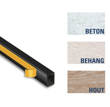 Zelfklevend profiel voor beton, behang en hout