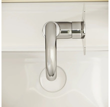 Verchroomde handgreep voor de badkamer