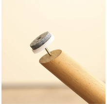 Meubelpoot met viltglijder en schroef