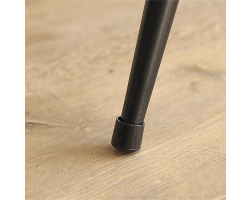 Detail van een meubelpoot met vloerbeschermer