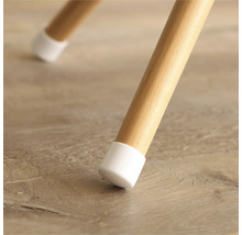 Houten stoelpoot met vloerbeschermer