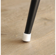 Meubelvoet met vloerbeschermer op houten vloer