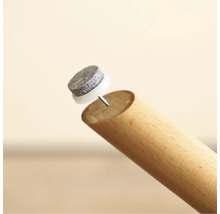 Viltglijder met spijker voor meubelpoot