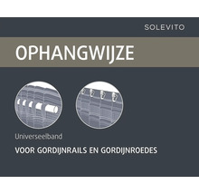 Solevito ophangwijze voor gordijnrails en gordijnroedes