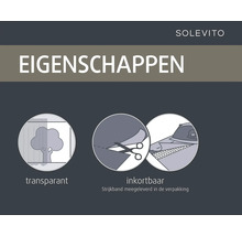 SoleVito Producteigenschappen: transparant, inkortbaar
