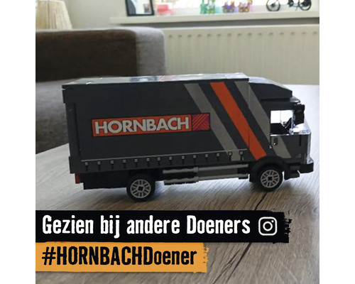 Hornbach vrachtwagenmodel van bouwstenen