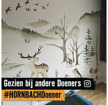 Wanddecoratie met bosdiermotief voor kinderkamer