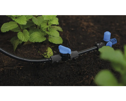 Irrigatiesysteem met druppelslang voor plantenirrigatie