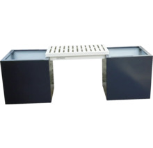 Geiger tafelbarbecue met twee plantenbakken