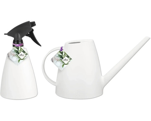 Plantenspuit en gieter van kunststof