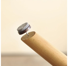 Viltglijder voor montage op een meubelpoot