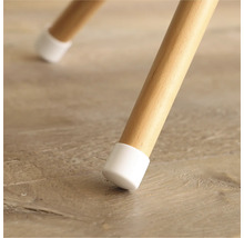 Houten stoelpoot met meubelglijder